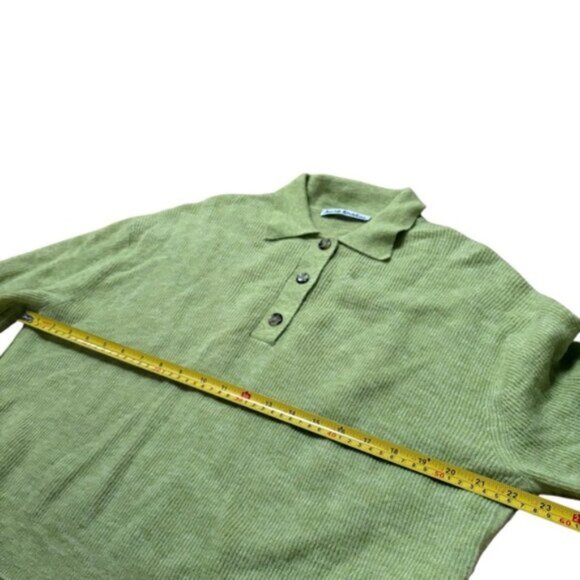 Acne Studios Kessa Summer Alpaca Knit Polo Sweater Size Large - Picture 7 of 7